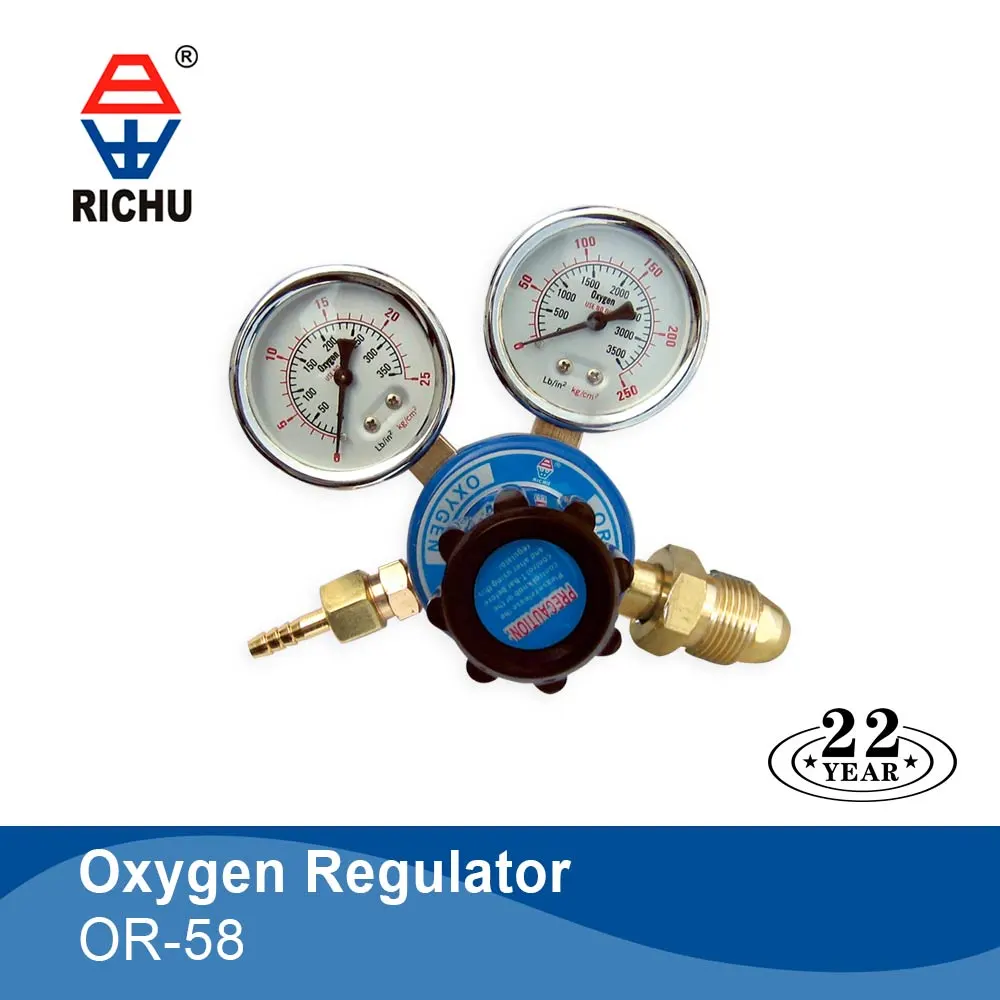 RICHU Economic Oxygen Regulator Aluminum Body 58 Series