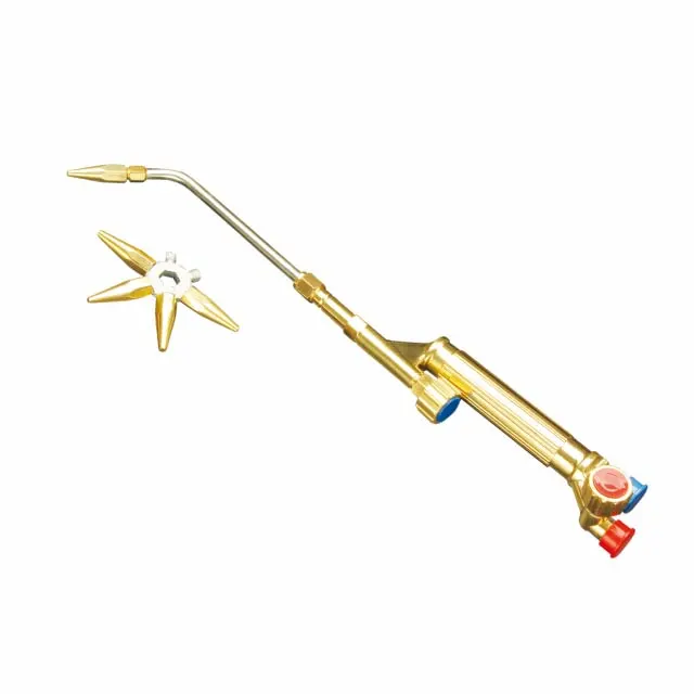 Japanese Type High Quality Full Brass Gas Welding Torch With 5 Welding Nozzles