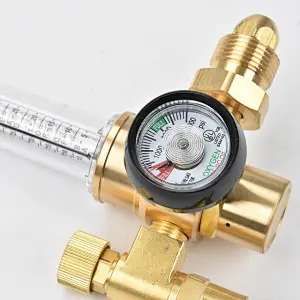Argon CO2 MIG TIG Flow Meter Regulator Gas Kit With UL Listed