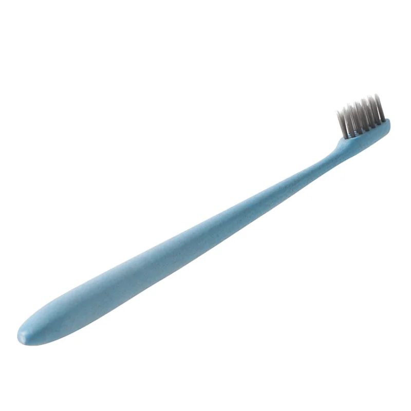 Eco-friendly Biodegradable Natural Soft Bristle Wheat Straw Toothbrush