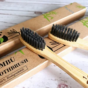 Biodegradable Recyclable Natural Organic Bamboo Soft Toothbrush