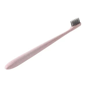 Eco-friendly Biodegradable Natural Soft Bristle Wheat Straw Toothbrush
