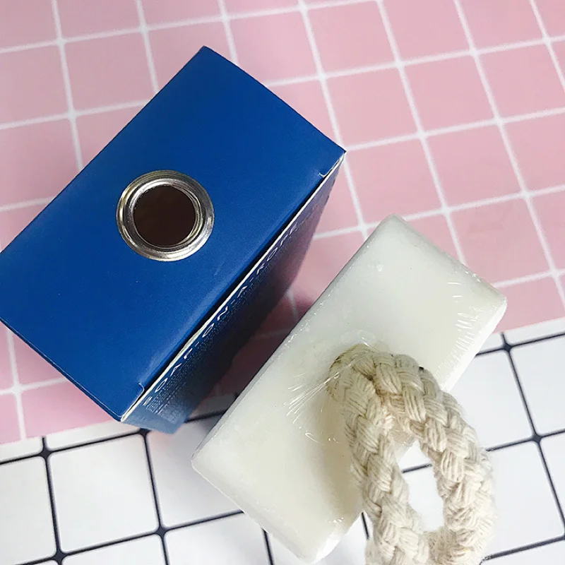 Custom 300g White Bath Soap Hand Soap Gift Soap on A Rope
