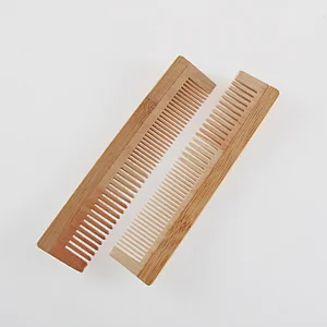 Eco-friendly Biodegradable Custom Hair Combs Bamboo Comb