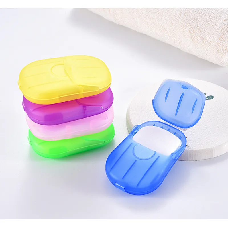 Portable Travel Cleaning Soap Flakes Hand Washing Paper Soap Sheets