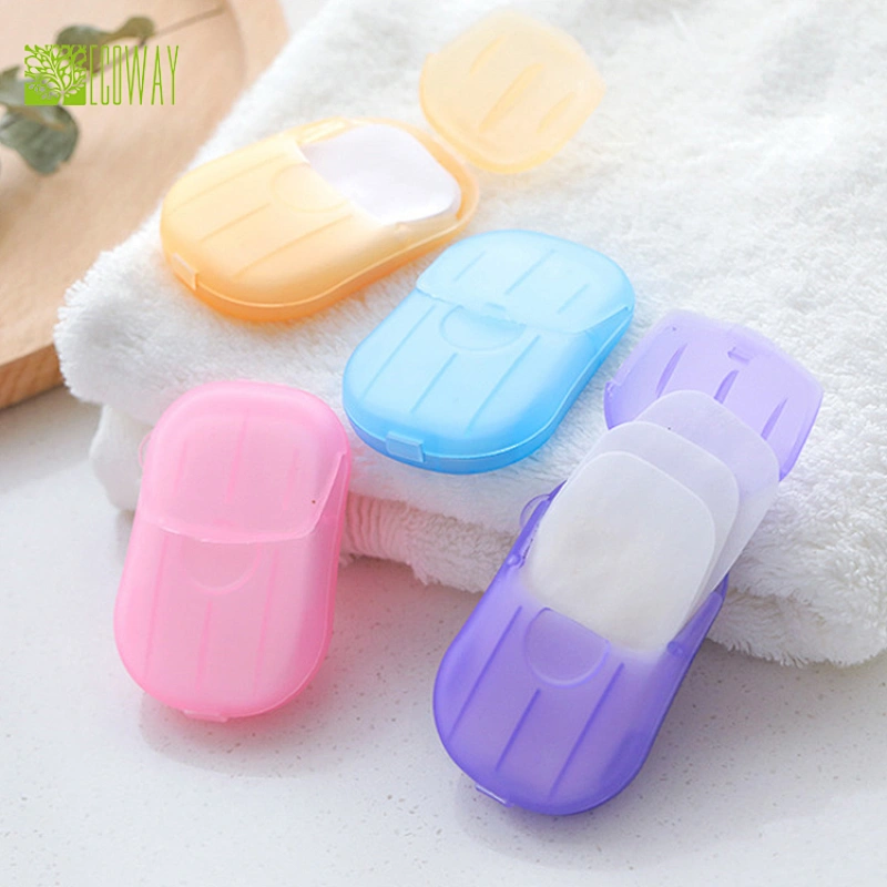 Portable Travel Cleaning Soap Flakes Hand Washing Paper Soap Sheets