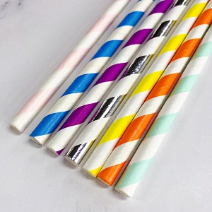 Eco-friendly Recyclable Biodegradable Paper Drinking Straw