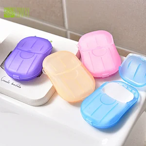 Portable Travel Cleaning Soap Flakes Hand Washing Paper Soap Sheets