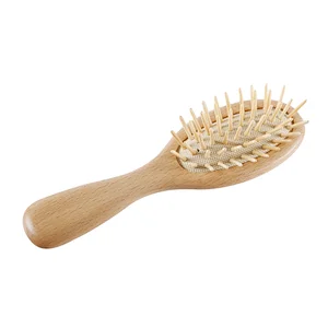Custom Biodegradable Wood Massage Airbag Combs Wooden Hair Comb