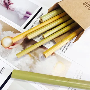 Biodegradable Recyclable Natural Reusable Bamboo Drink Straw