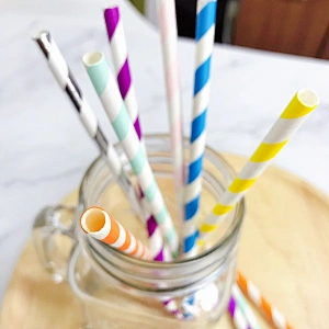 Eco-friendly Recyclable Biodegradable Paper Drinking Straw