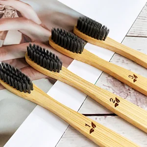 Biodegradable Recyclable Natural Organic Bamboo Soft Toothbrush