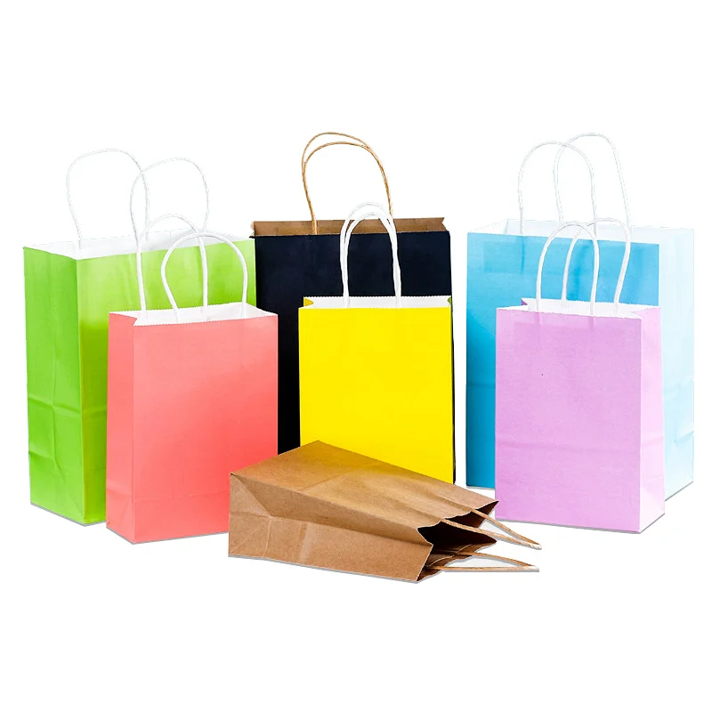 Recyclable Paper Shopping Bag Gift Bags with Handles