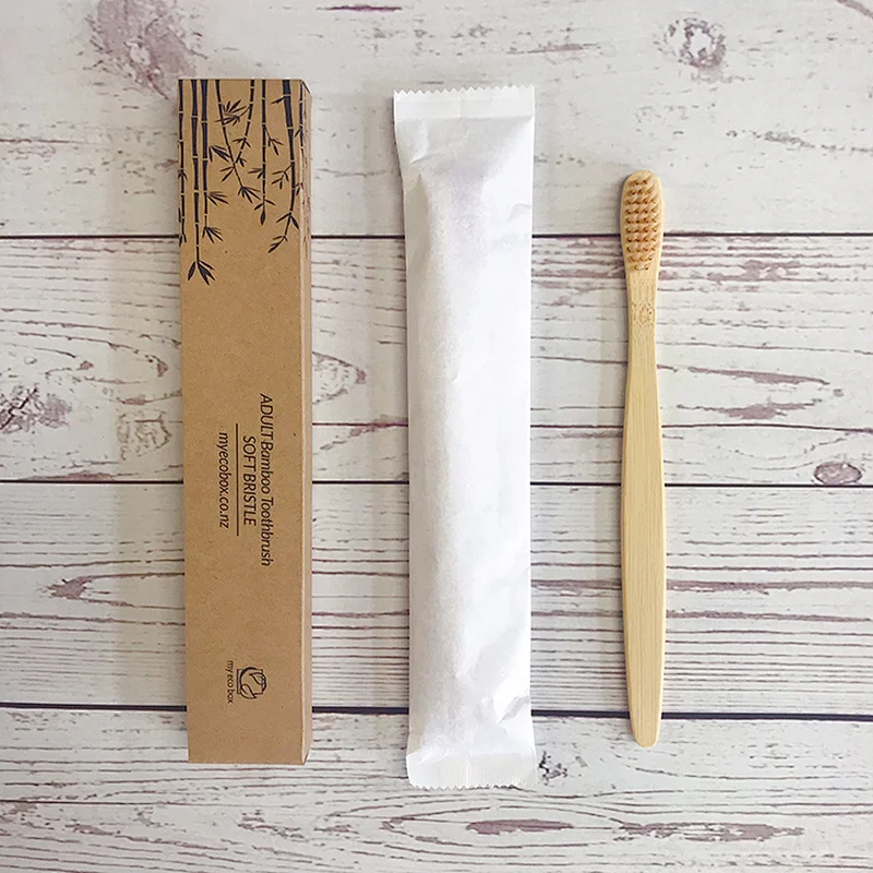 Biodegradable Eco-Friendly Soft Bristles Natural Bamboo Toothbrush
