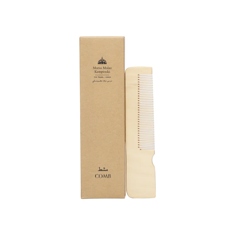 Biodegradable Guest Room Amenity Kit Hotel Amenities in Kraft Paper Box