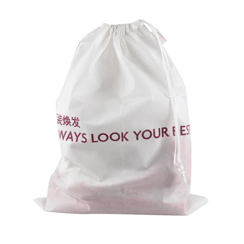 Laundromat Household Storage Drawstring Closure Non Woven Laundry Bag