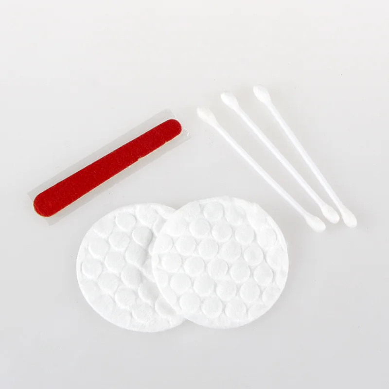 Hotel Amenities Necessities Vanity Kit Include Cotton Pads Cotton Swabs Nail File