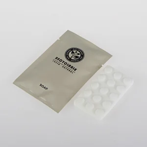 Stone Paper Packaging Travel Bar Hotel Use Square Soap