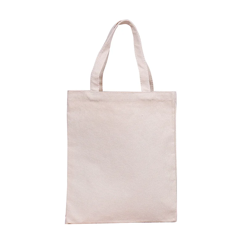 Reusable Canvas Tote Shopping Bags for DIY Promotion Gift Giveaway