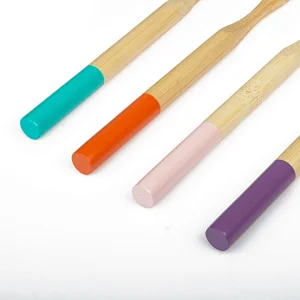 Wholesale Biodegradable Recyclable Natural Soft Bristles Bamboo Toothbrush