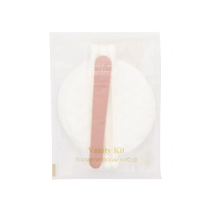 Cheap Hotel Guest Room Amenities Kits with Soft Plastic Pouch Package
