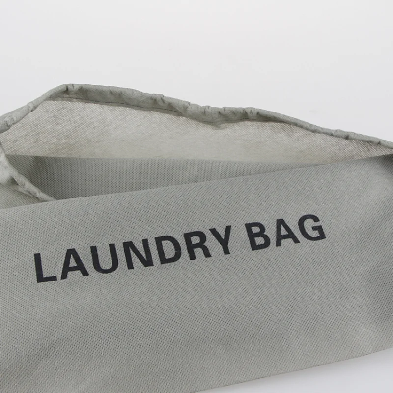 Folding Drawstrings Hotel Non Woven Laundry Bag