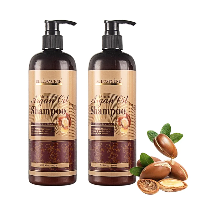 500ml Argan Oil Nourishing Hair Shampoo and Conditioner Set