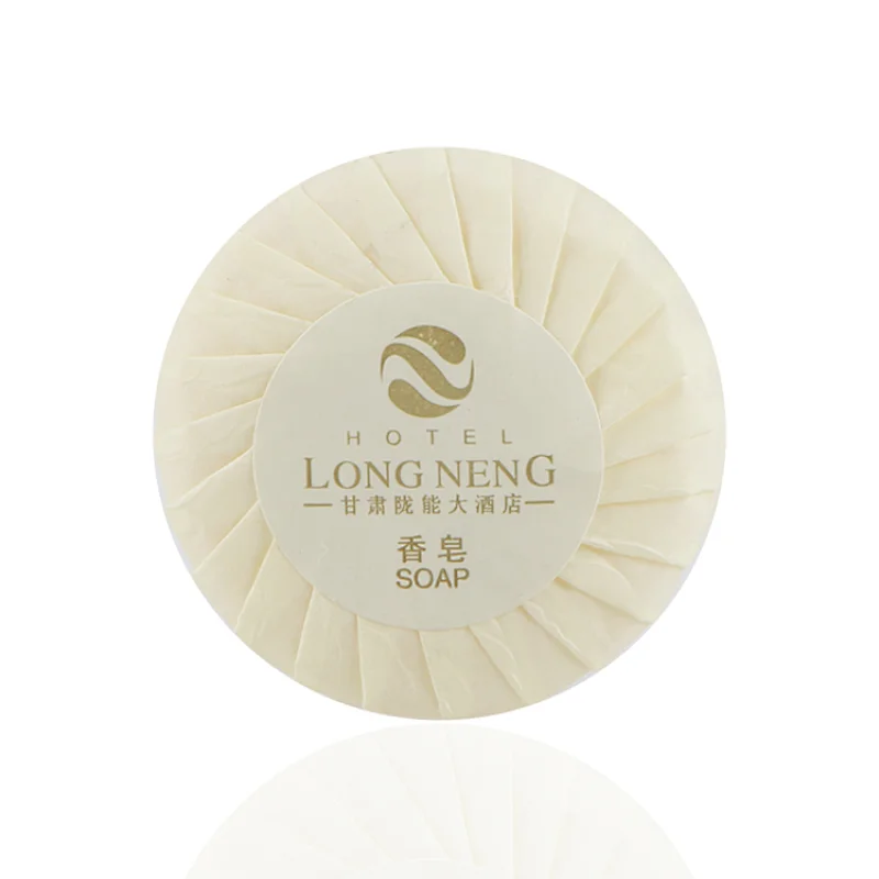 Individually Paper Wrapped Round Travel Hotel Bar Soap