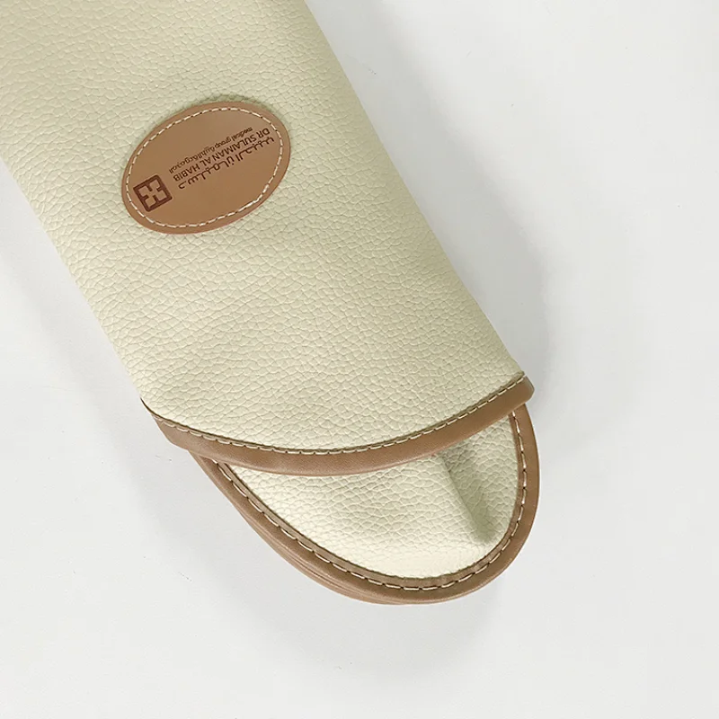 Portable Waterproof Luxury Hotel Airline Travel PU Slippers