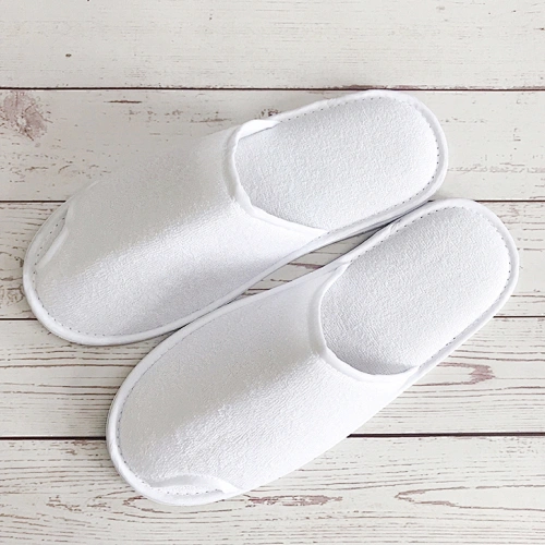 Hotel Home Spa Guest Use Disposable Terry Towel Slippers