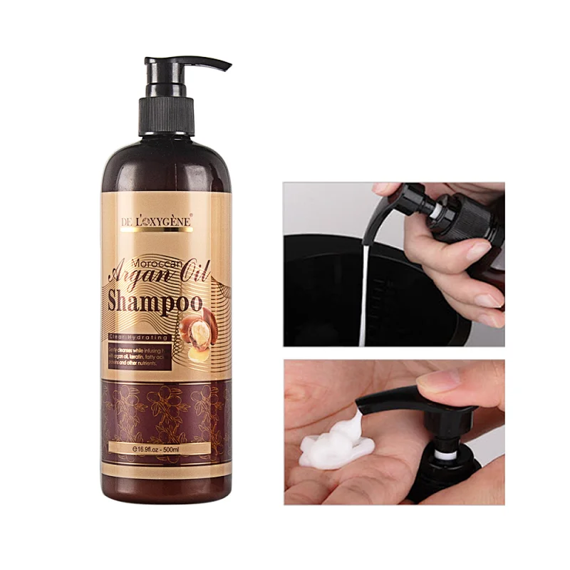 500ml Argan Oil Nourishing Hair Shampoo and Conditioner Set