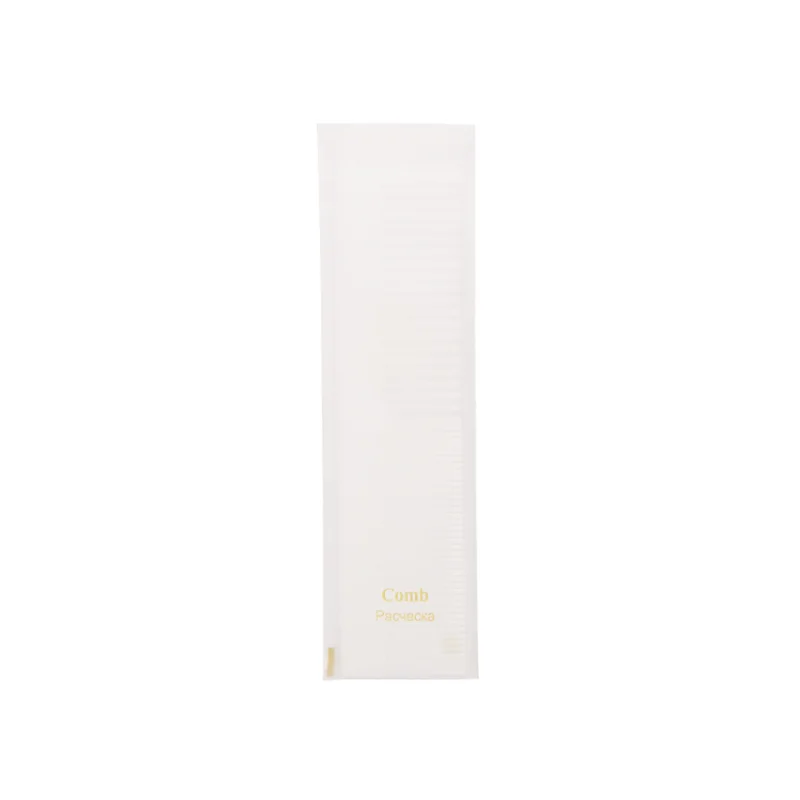 Cheap Hotel Guest Room Amenities Kits with Soft Plastic Pouch Package