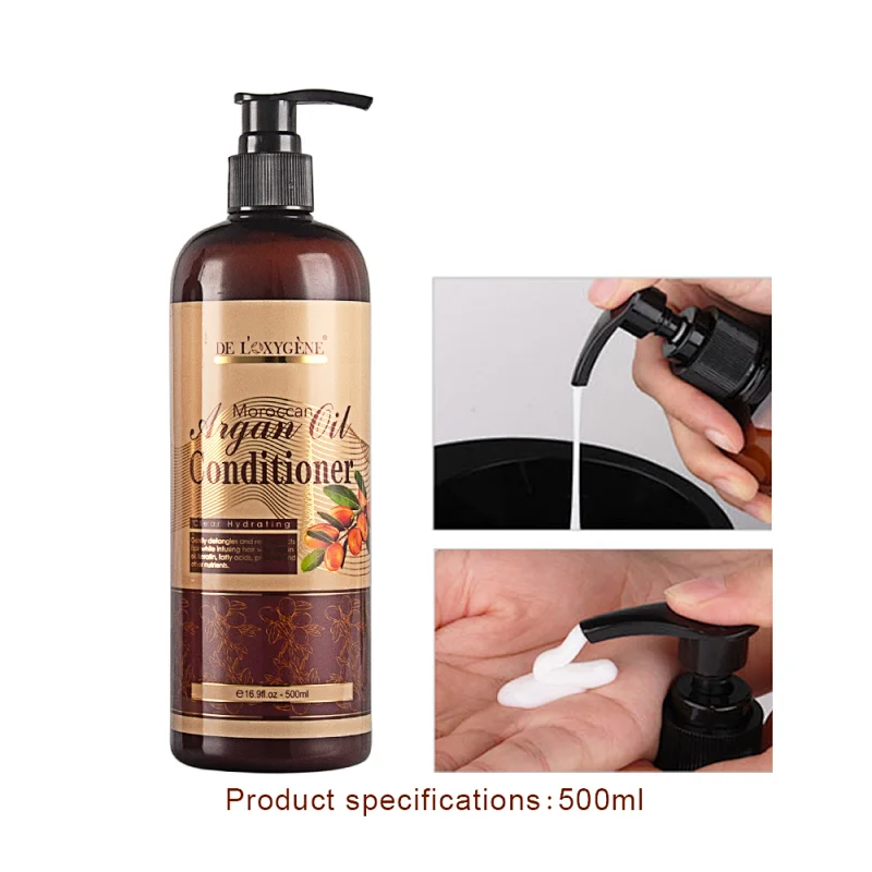 500ml Argan Oil Nourishing Hair Shampoo and Conditioner Set