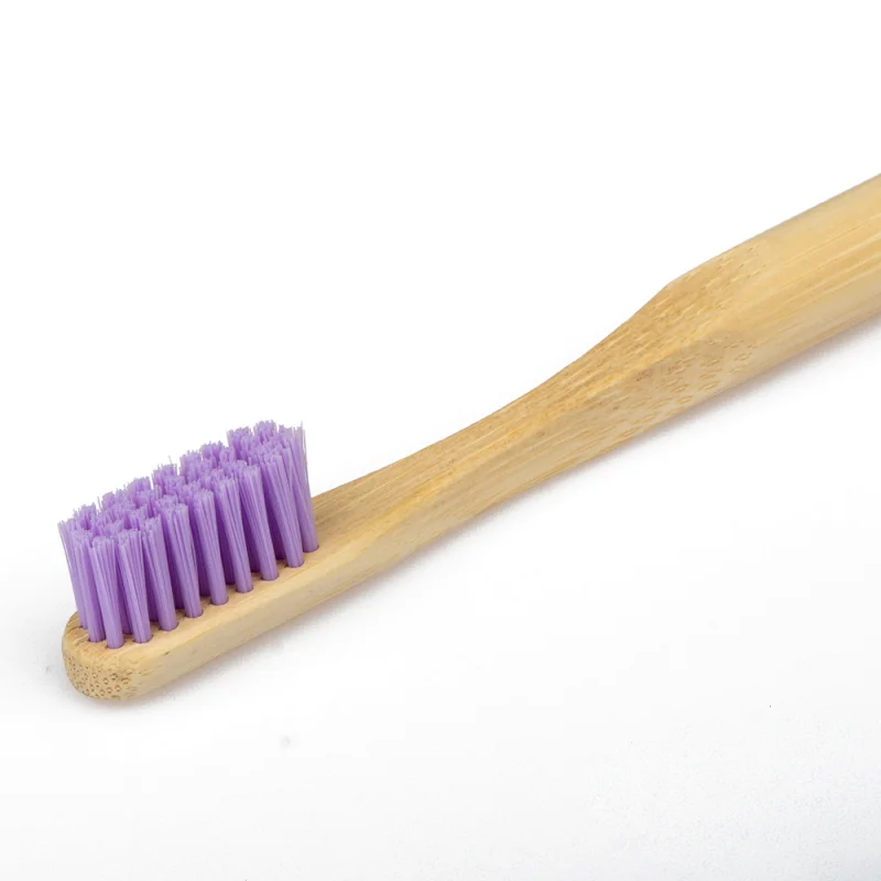 Wholesale Biodegradable Recyclable Natural Soft Bristles Bamboo Toothbrush