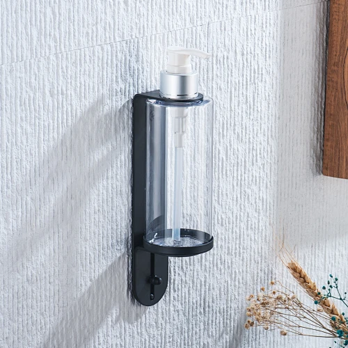 Bathroom wall mounted shower gel shampoo bottle holder wall super