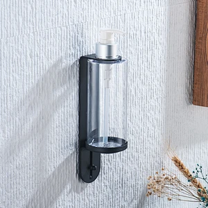 Shampoo Conditioner Bath Gel Body Lotion Pump Bottles Stainless Steel Dispenser Bracket