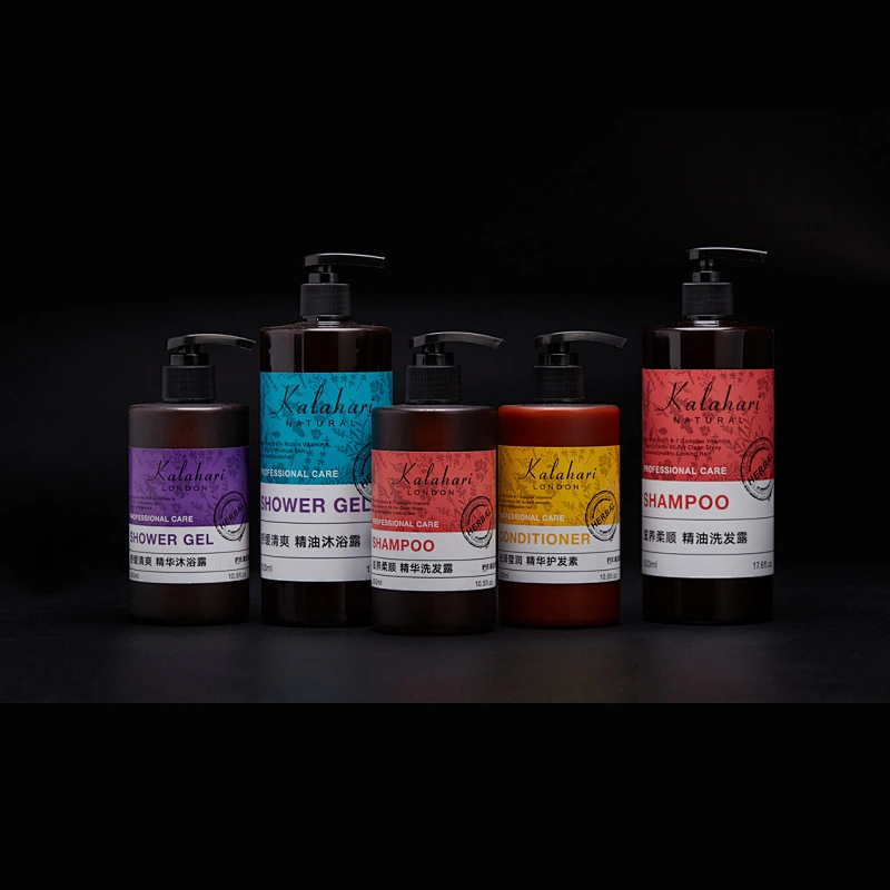 500ml 300ml Shampoo Lotion Bottle Refillable PET Pump Bottles