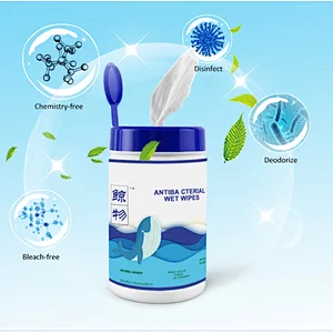 Disinfecting Wet Wipes Antibacterial Cleaning Alcohol Wipes