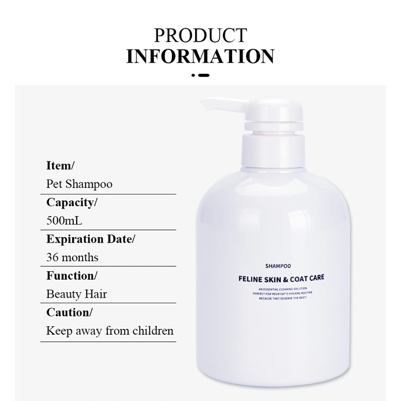 Natural Ingredients Paraben Free Tearless Dog Wash Pets Shampoo