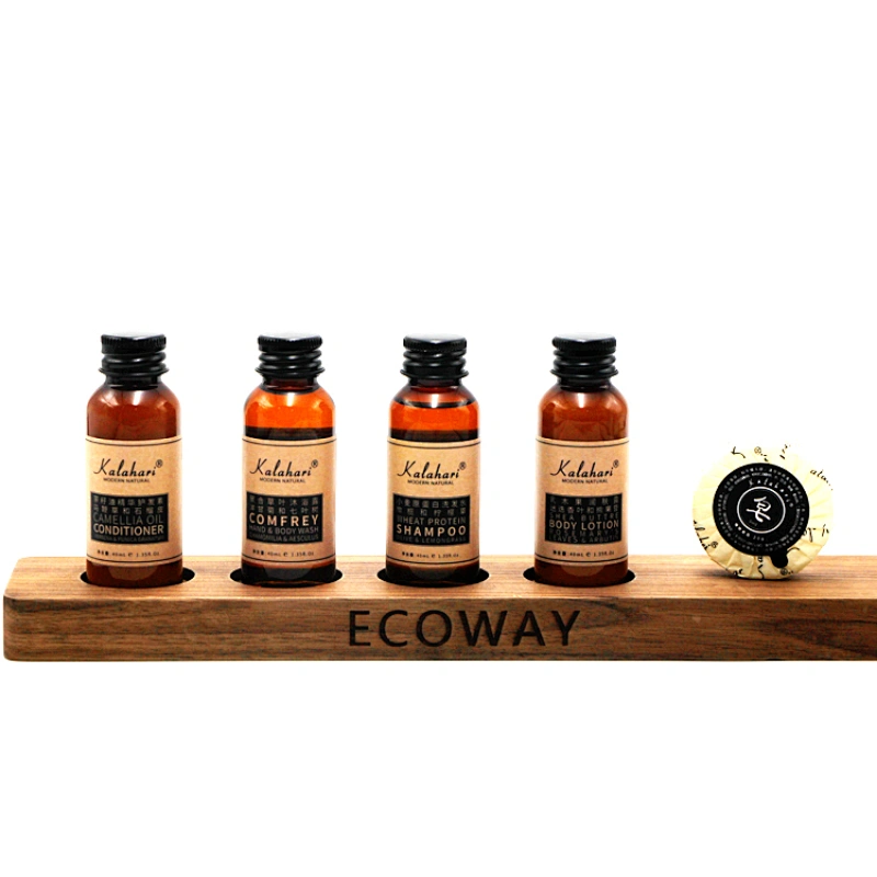 Luxury Hotel Soaps and Shampoos Bottles