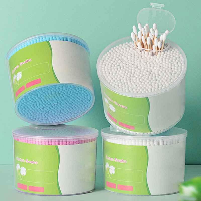 Recyclable Double Head Cotton Swabs White Cotton Buds Wholesale