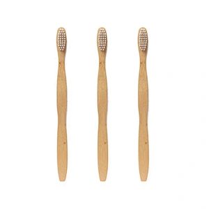 Biodegradable Soft Bristle Bamboo Toothbrush Set Wholesale