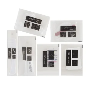 Hotel Amenities Disposable Amenity Kit in CPE Soft Plastic Bag