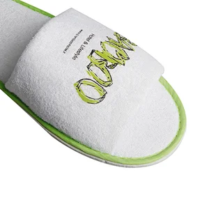 Spa Guest Room Open Toe Unisex Hotel Slippers