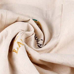 Custom Portable Hotel Drawstring Cotton Cloth Laundry Bag