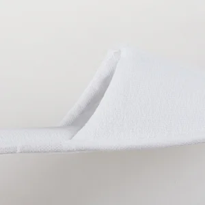 Customized White Guest Room Hotel Slipper