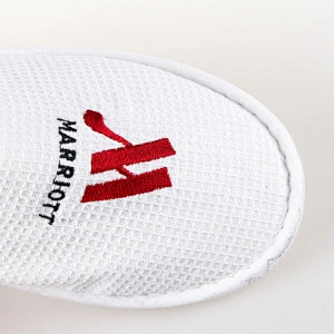 Custom Logo Luxury Wholesale Disposable Hotel Slipper