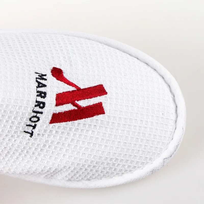 Custom Logo Luxury Wholesale Disposable Hotel Slipper