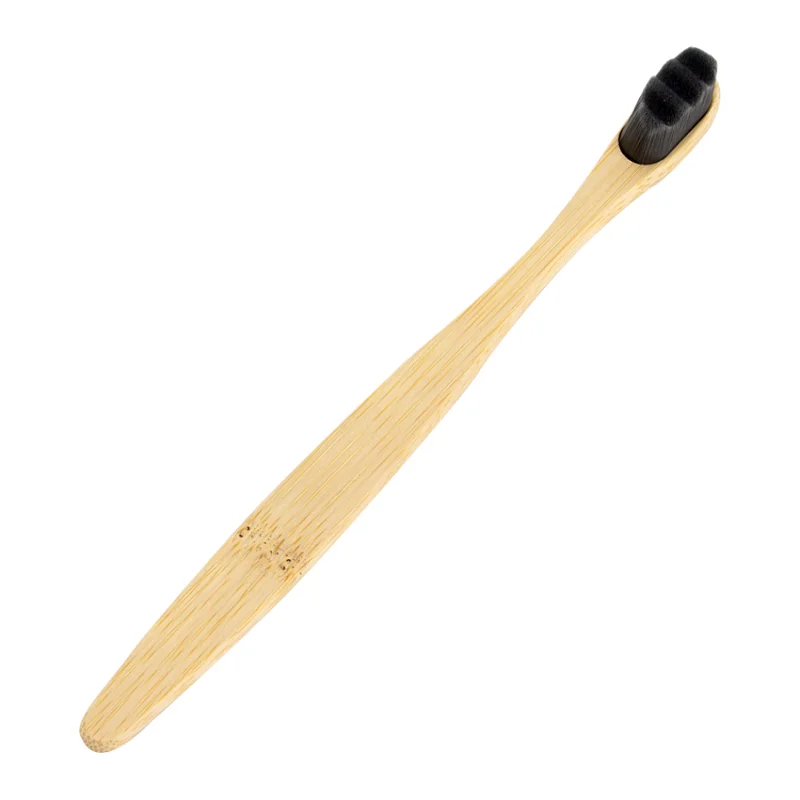 Bamboo Toothbrush With Black Ultra Soft Bristles