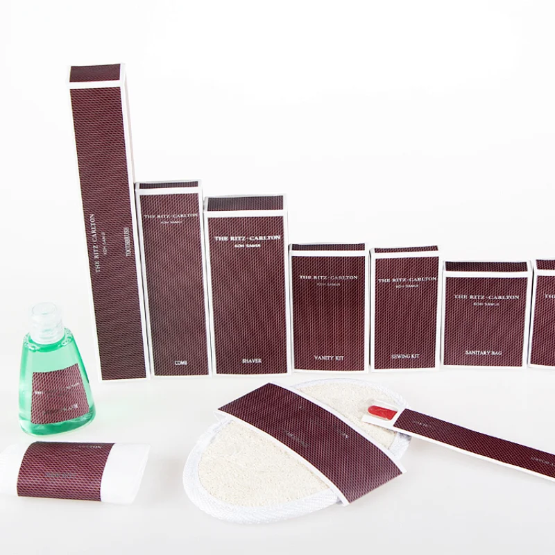 Custom Luxury Guest Room Hotel Bathroom Amenity Kit